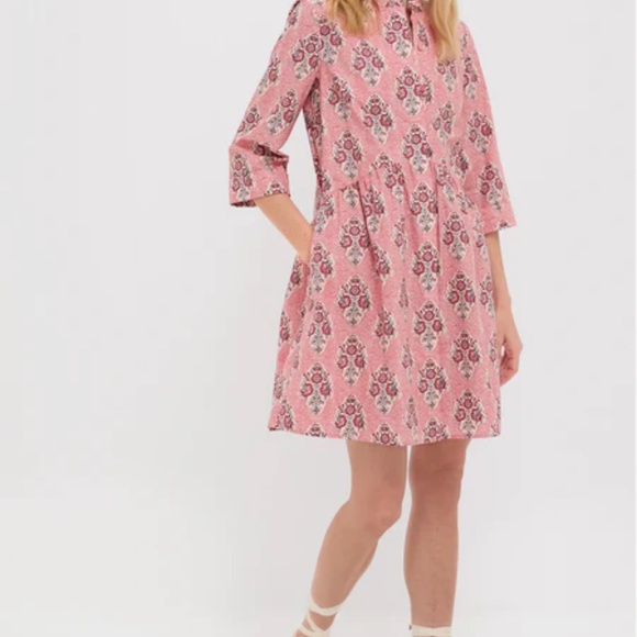 Tuckernuck Scarlet Sonata Royal Shirt Dress - Picture 1 of 2